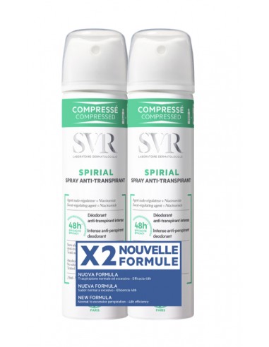 SVR Pack Spirial Desodorante en Spray 2 unidades de 75 ml